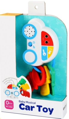 Бебешки Музикални Ключове с Дрънкалка 23×15×5 см